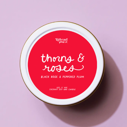 Thorns & Roses ACOTAR Bookish 4oz Candle