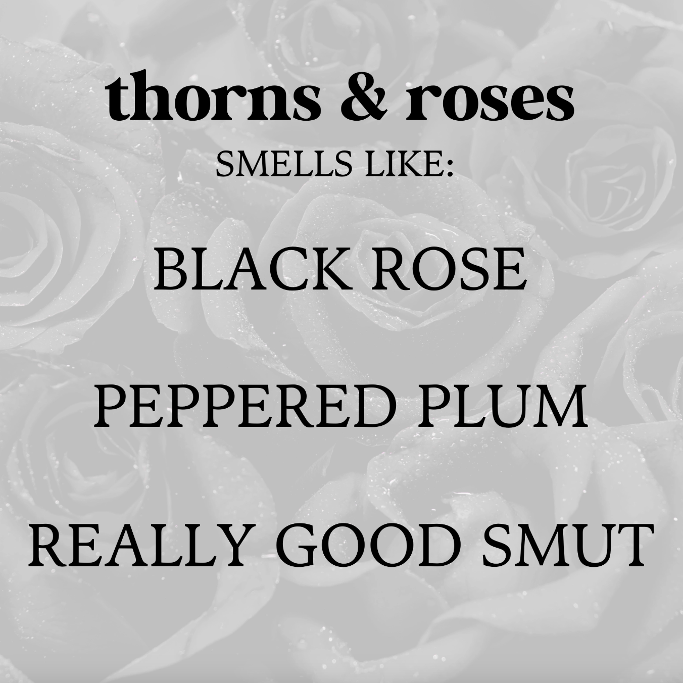 Thorns & Roses ACOTAR Bookish 4oz Candle