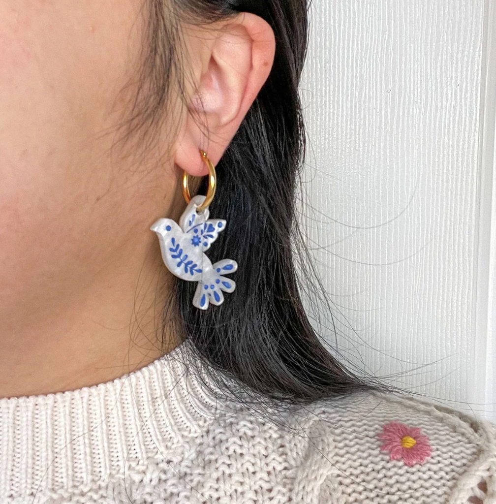 Blue Dove Handmade Earrings