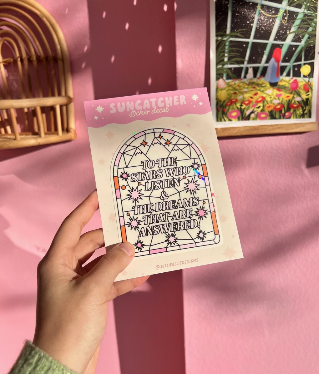 ACOTAR Bookish Suncatcher Window Decal