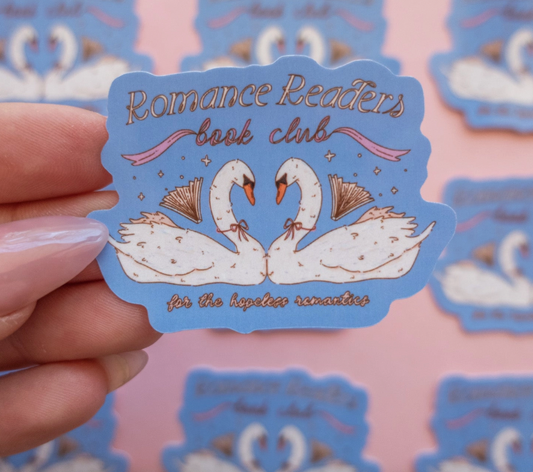 Romance Book Club Bookish Sticker