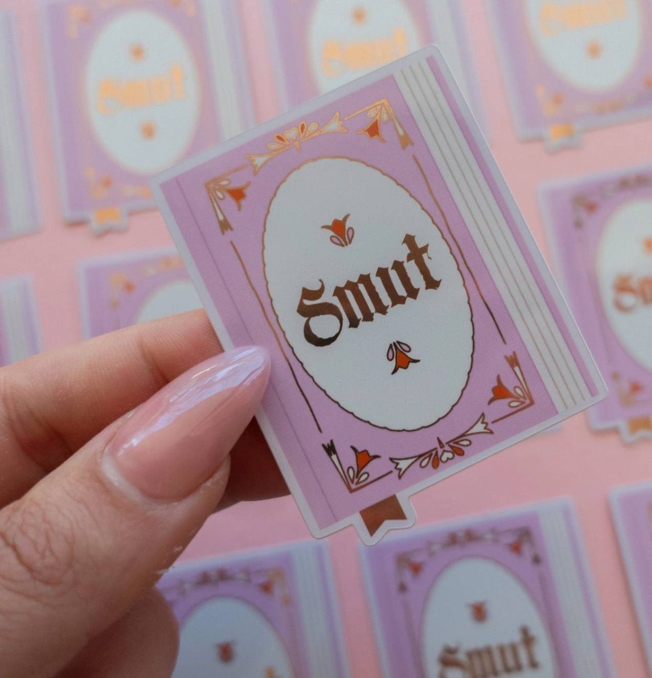 Pink Smut Club Bookish Sticker