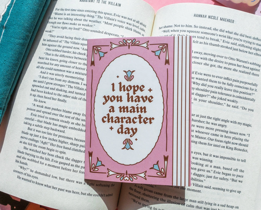 Main Character Bookish Birthday Card