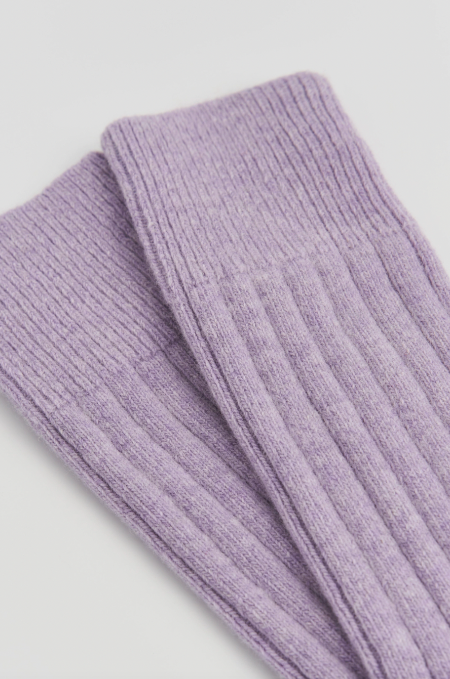 Merino Bed Socks in Parma Violet