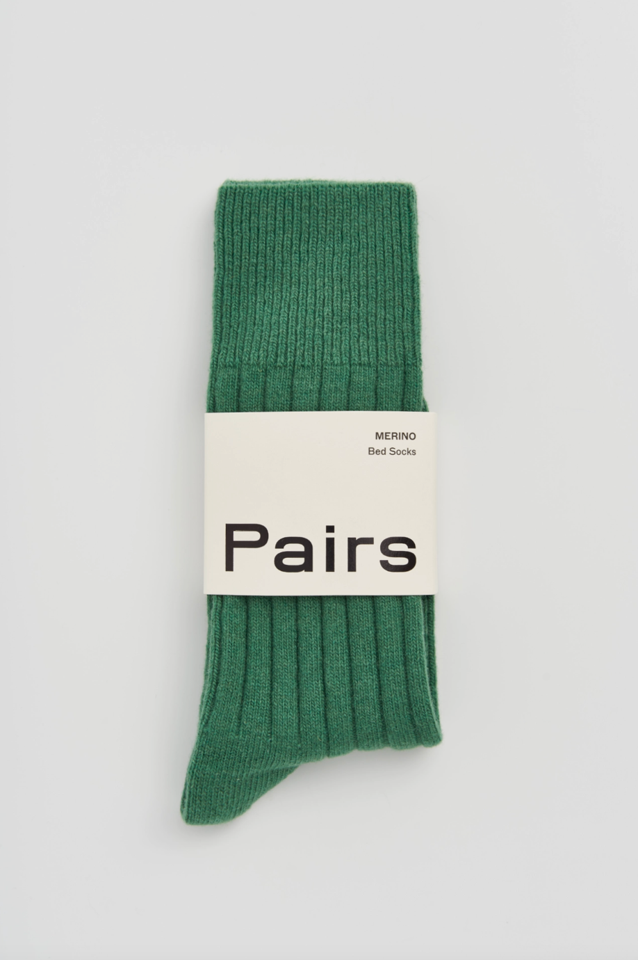 Merino Bed Socks in Village Green