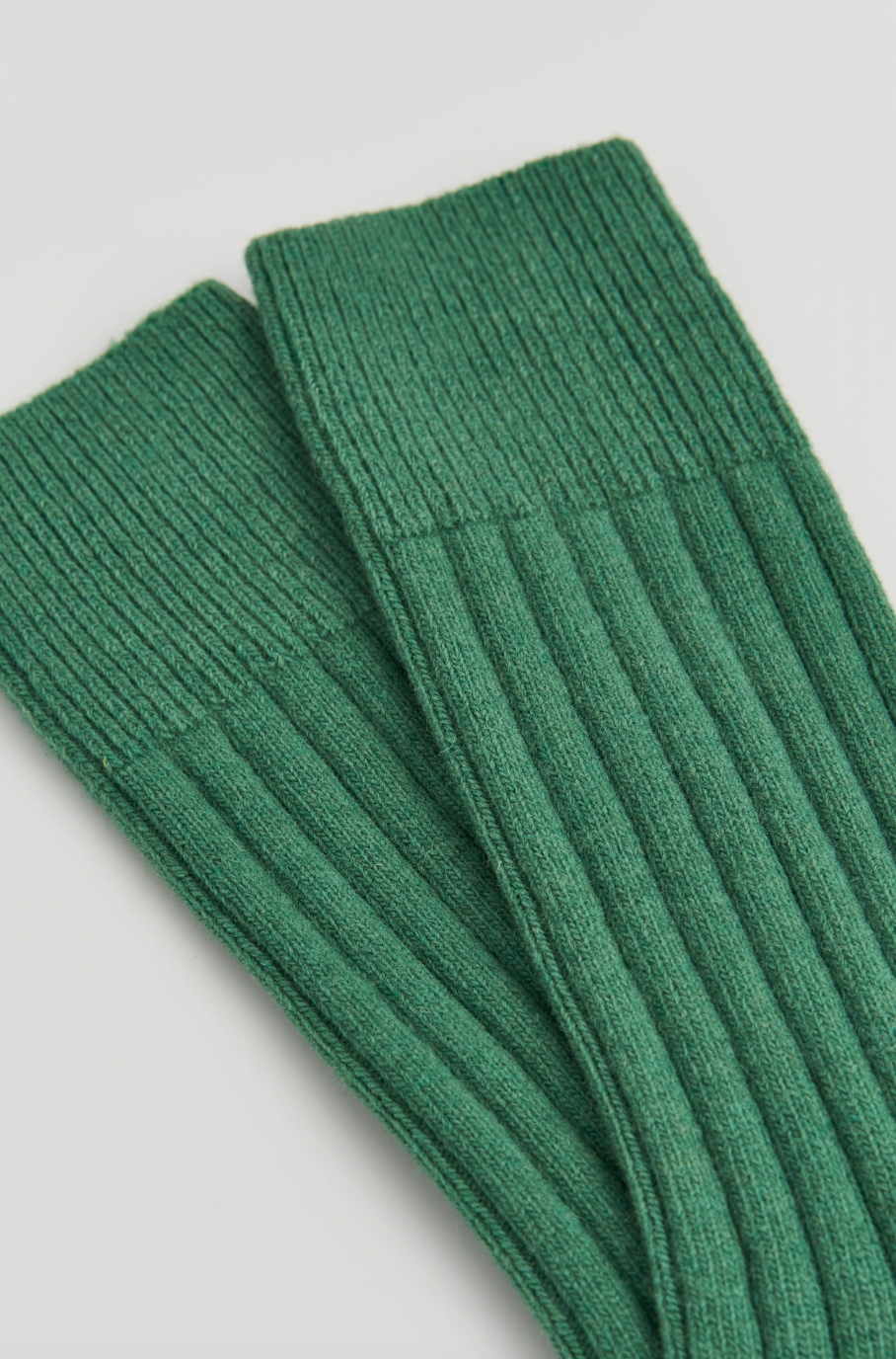 Merino Bed Socks in Village Green