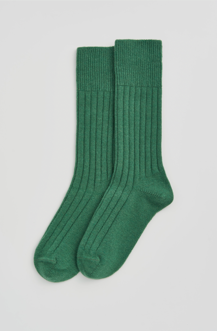 Merino Bed Socks in Village Green