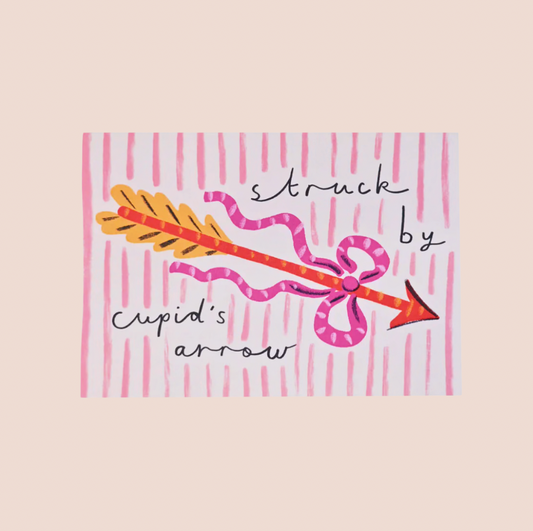 Cupid's Arrow Valentines Card
