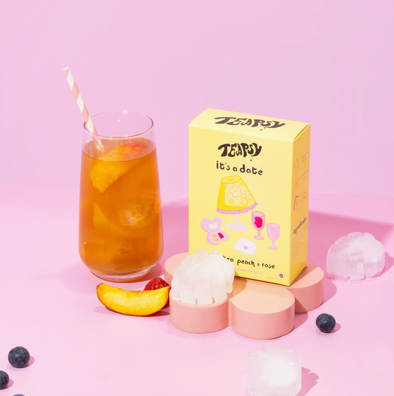 It's A Date - White Tea, Peach & Rose