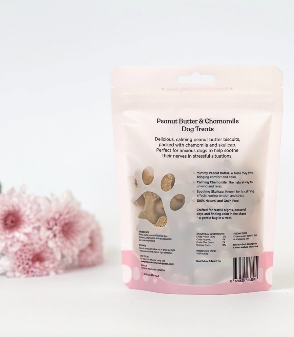 'Sweet Dreams' Calming Dog Treat Pouch 100g
