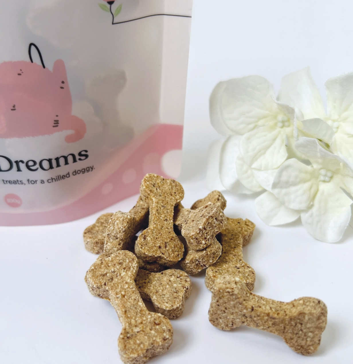 'Sweet Dreams' Calming Dog Treat Pouch 100g