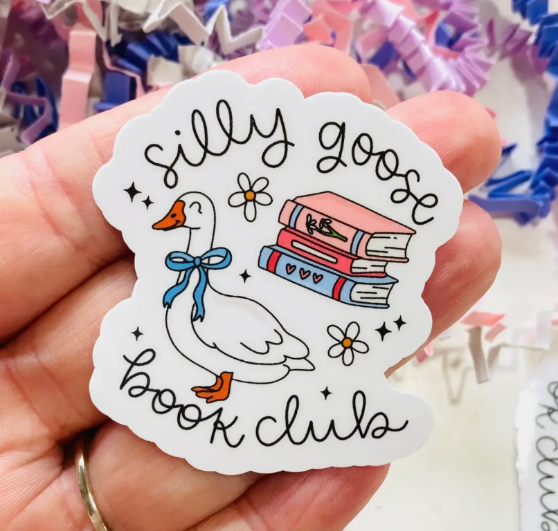 Silly Goose Book Club Sticker