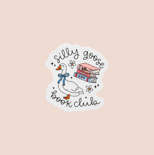 Silly Goose Book Club Sticker