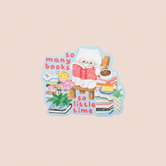 So Many Books So Little Time Sticker