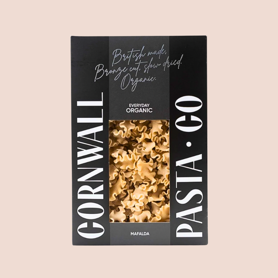 Organic Bronze Cut Mafalda Pasta by Cornwall Pasta Co 500g