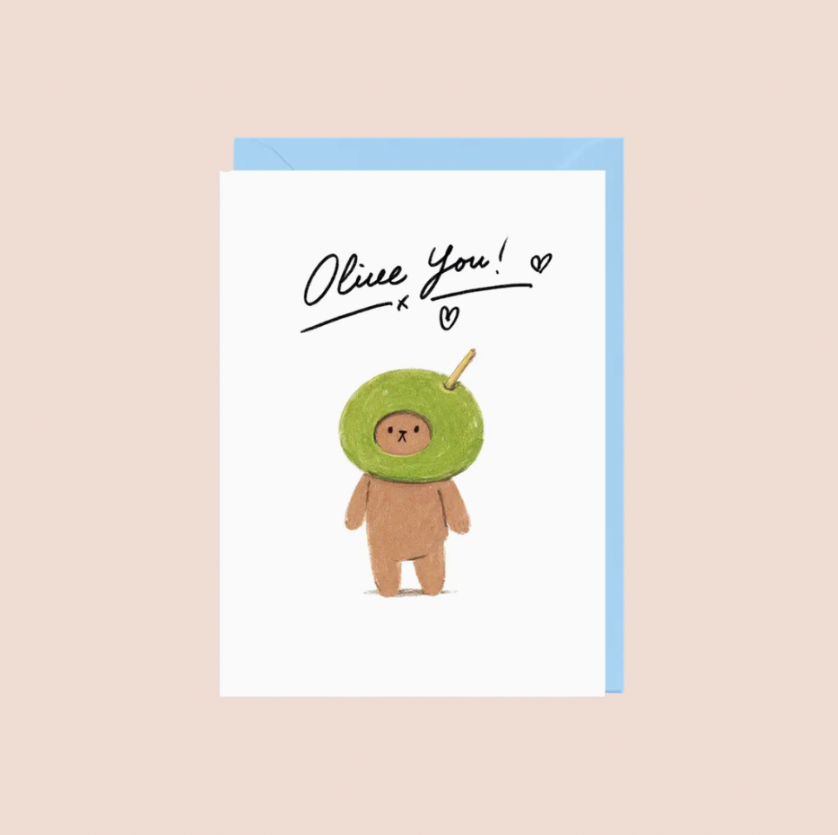 Olive You Card
