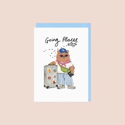 Going Places Greetings Card