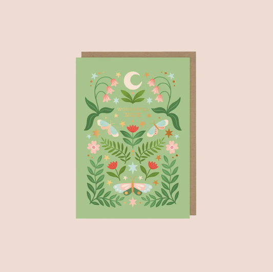 Wonderful Mum Foiled Card