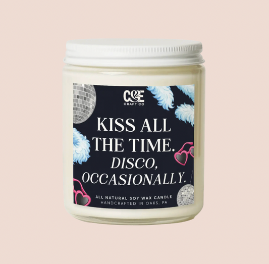 Kiss All The Time Disco Occasionally Harry Styles Candle