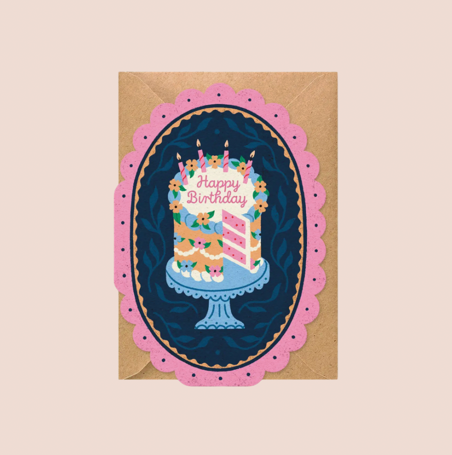 Birthday Cake Framed Card