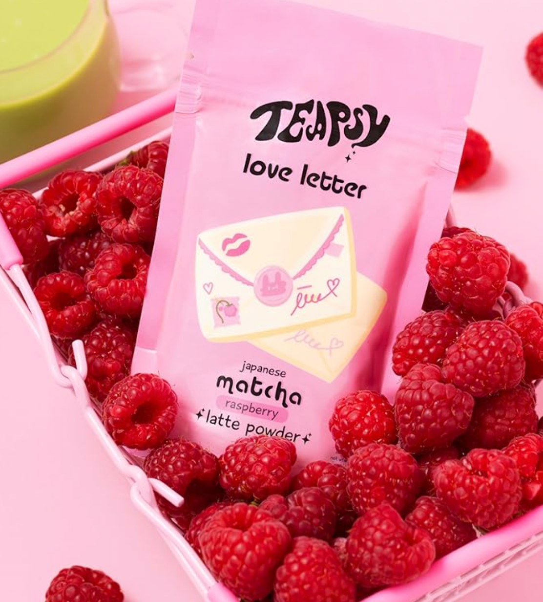'Love Letter' Raspberry Matcha Powder