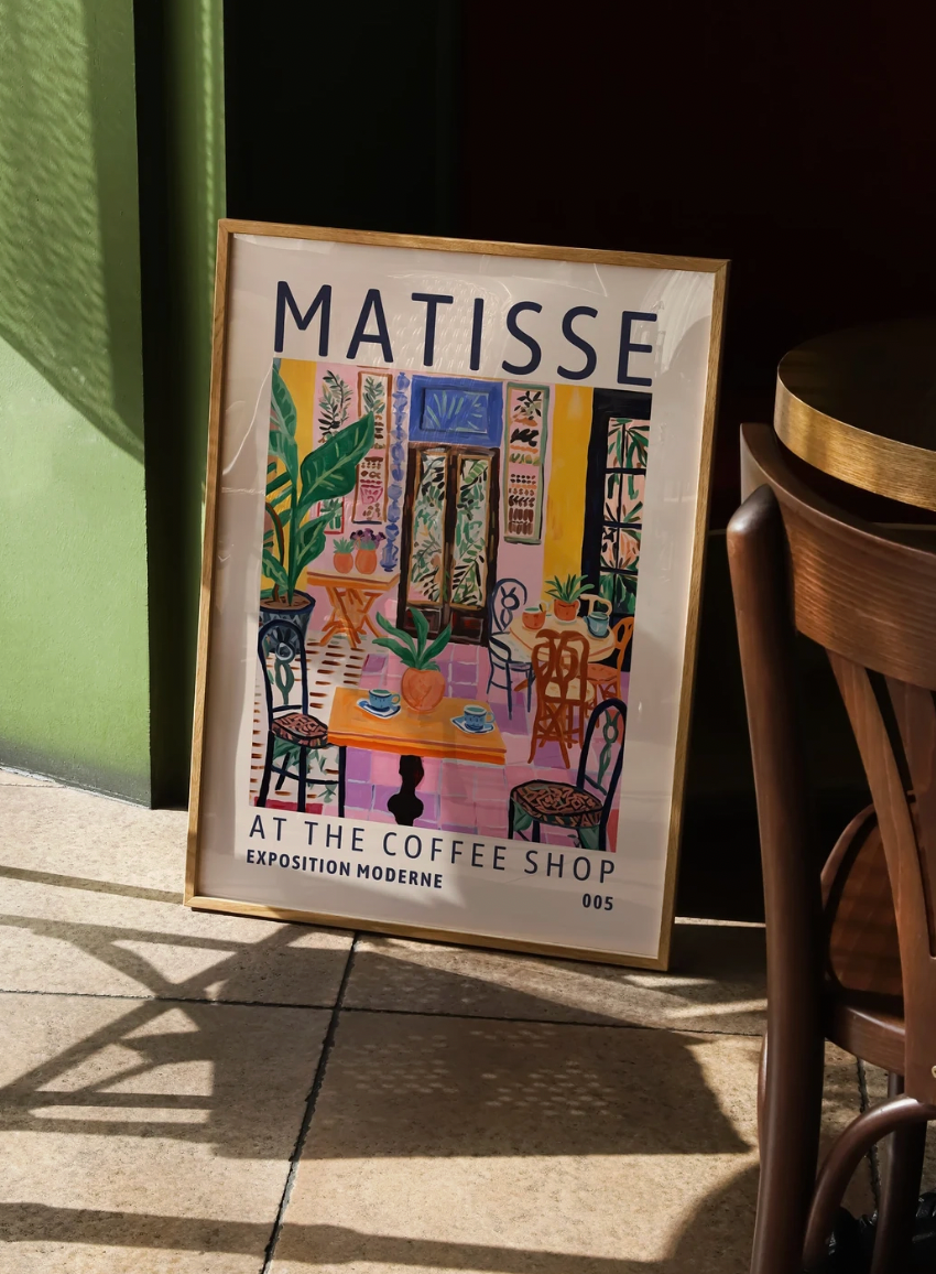 Matisse 'At the Coffee Shop' A3 Print