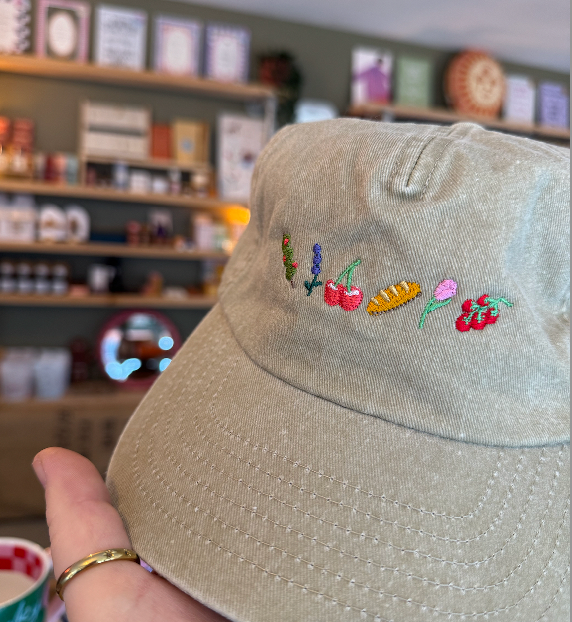 'Summer Picnic' 5 Panel Cotton Cap