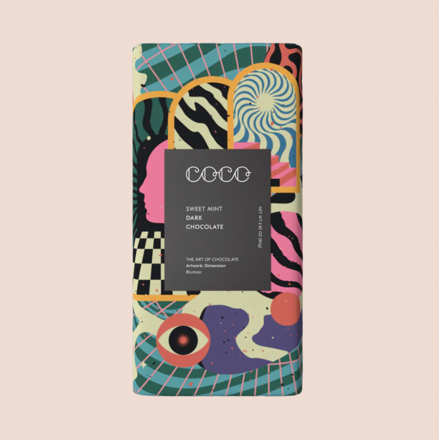 Sweet Mint Chocolate Bar 80g