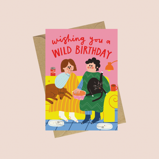 Wishing You A Wild Birthday Card