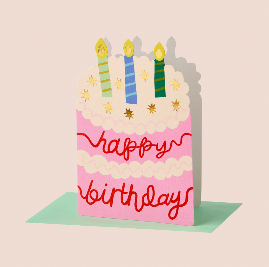 Birthday Cake Celebration Card