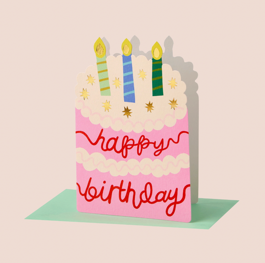 Birthday Cake Celebration Card