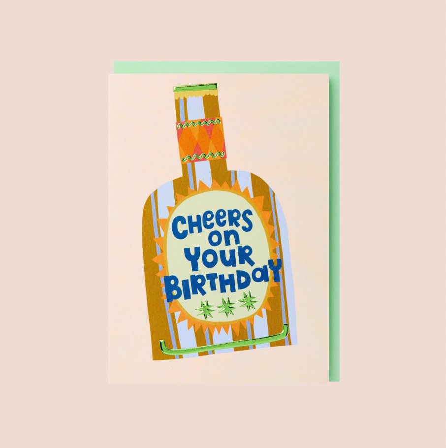 Cheers On Your Birthday Card