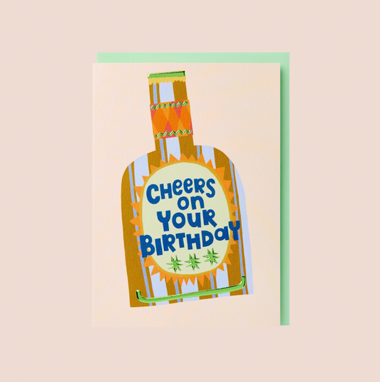 Cheers On Your Birthday Card