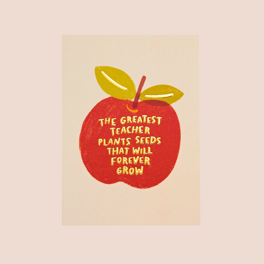 Thank You Teacher Card