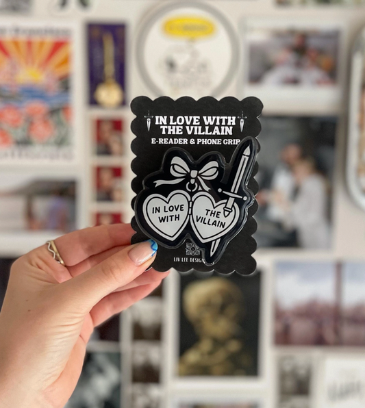 'In Love With The Villain' Kindle & Phone Grip