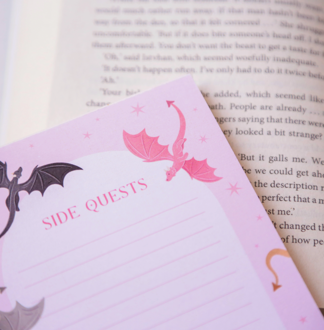 'Side Quests' Notepad