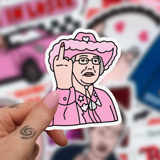Doris Cowgirl Gavin & Stacey Sticker