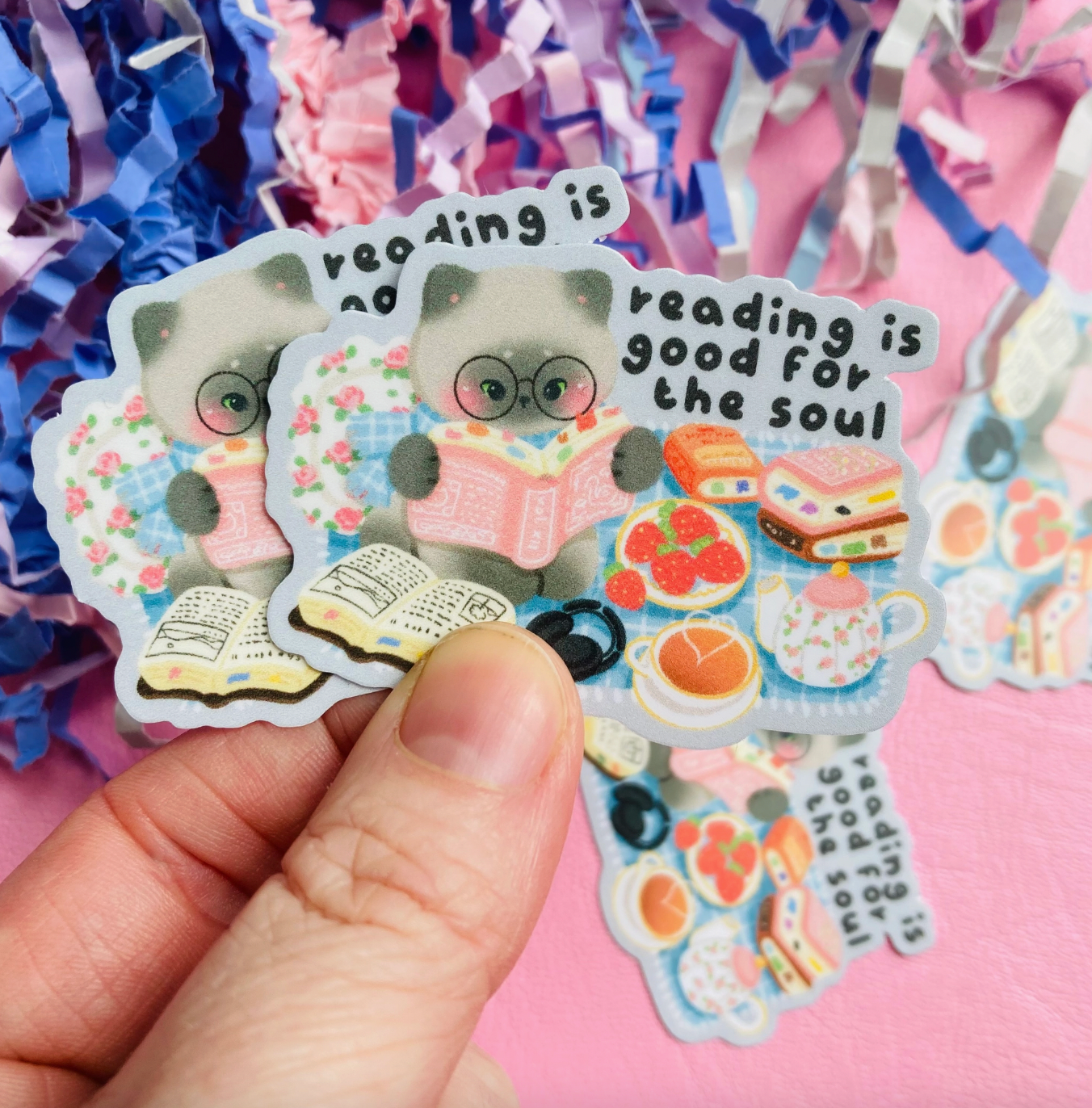 Reading Is Good For The Soul Sticker