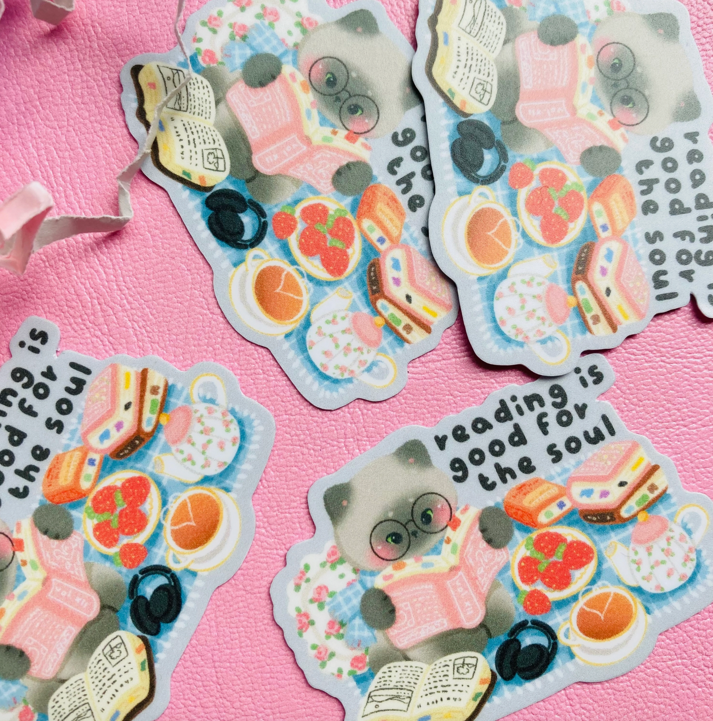 Reading Is Good For The Soul Sticker