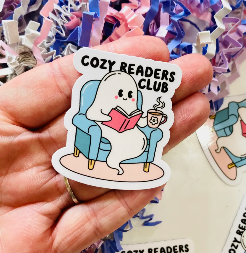 Cosy Readers Club Sticker