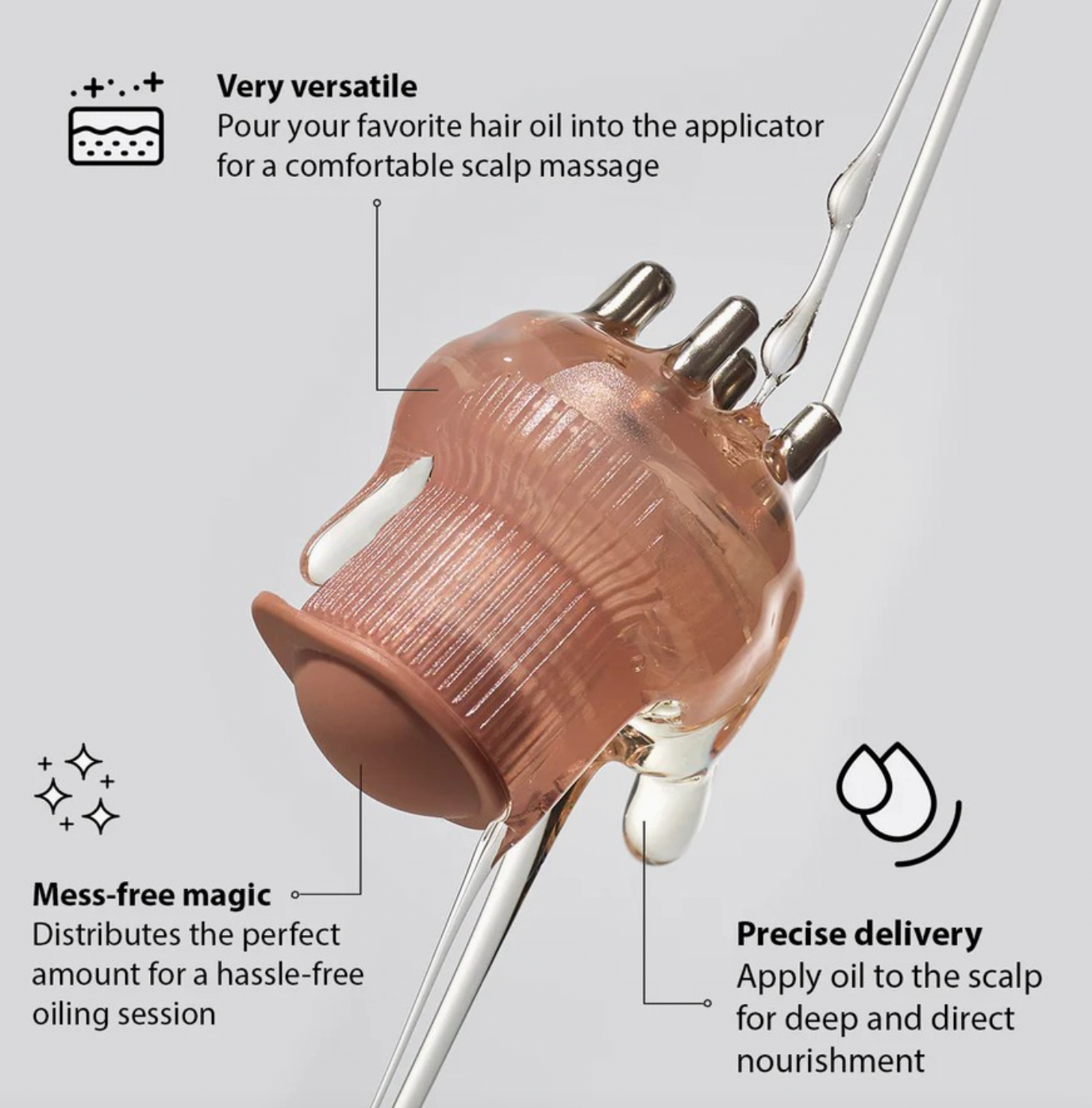 Scalp & Hair Oil Applicator