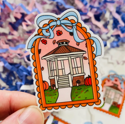 Stars Hollow Autumn Bandstand Bow Sticker