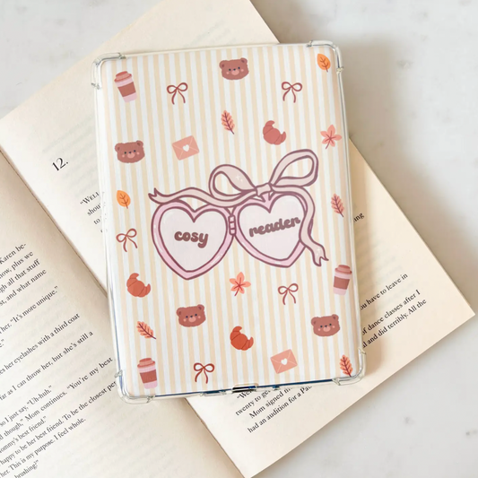 Kindle Insert - Cosy Reader Coquette Locket