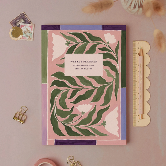Nurture Botanical Weekly Planner | Undated Weekly Organiser