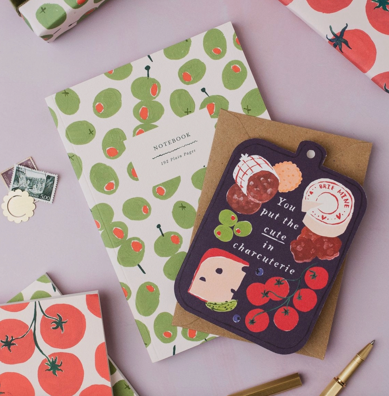 Olives Notebook | Plain Page Journal