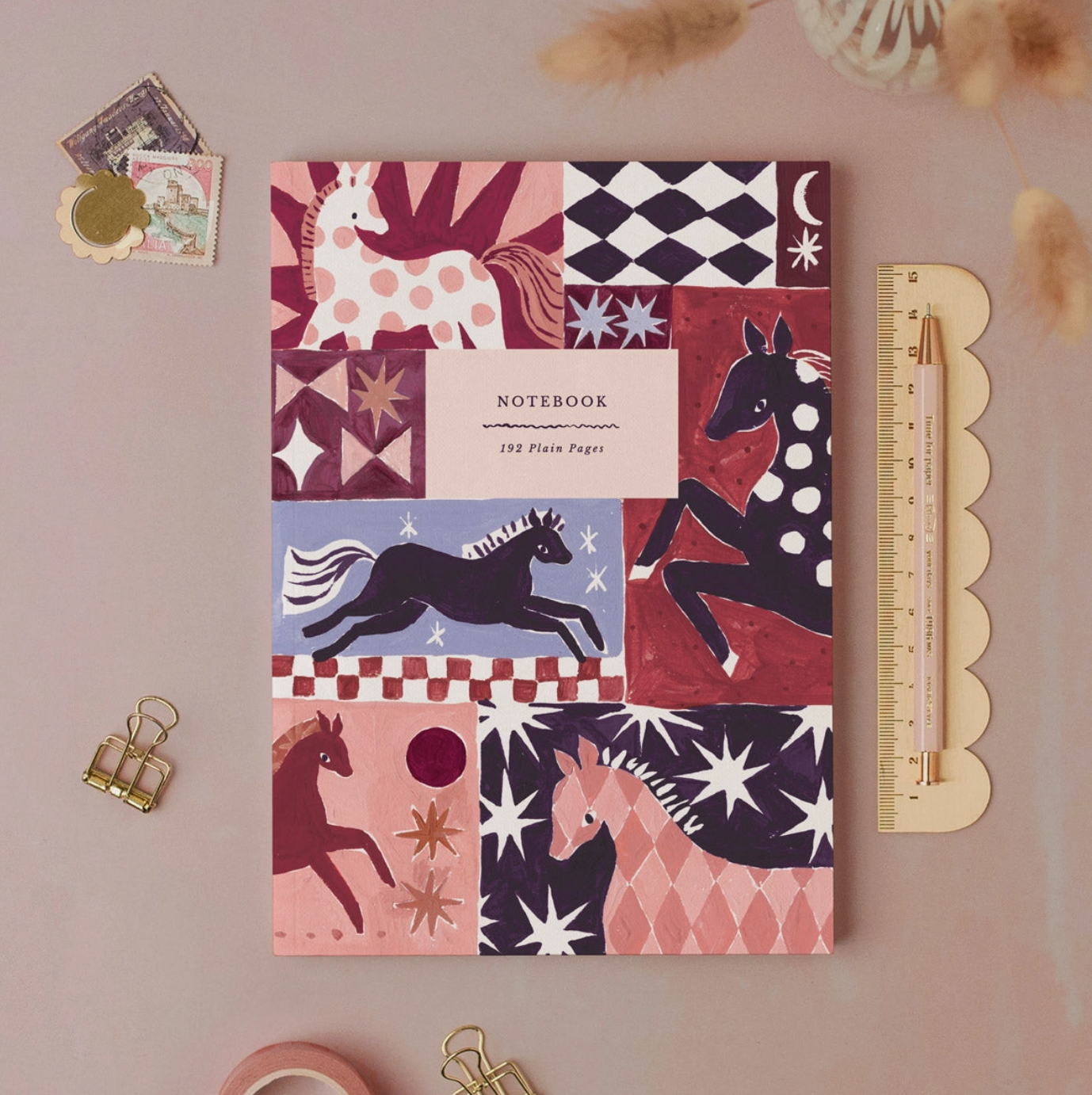Wild & Free Notebook | Plain Page Journal