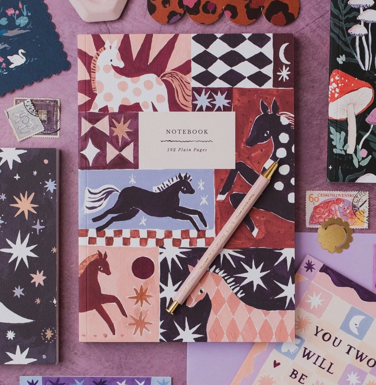 Wild & Free Notebook | Plain Page Journal