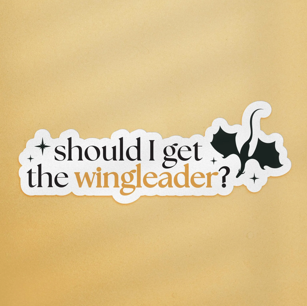 Should I Get The Wingleader? Fourth Wing Sticker