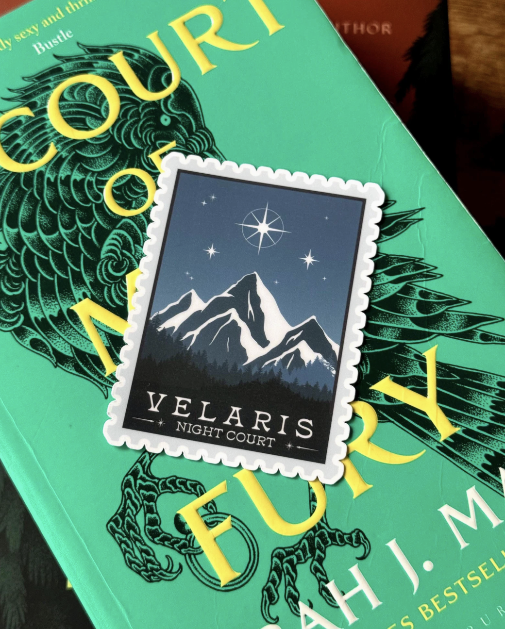 Velaris ACOTAR Blue Stamp Sticker