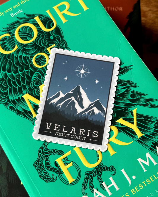 Velaris ACOTAR Blue Stamp Sticker